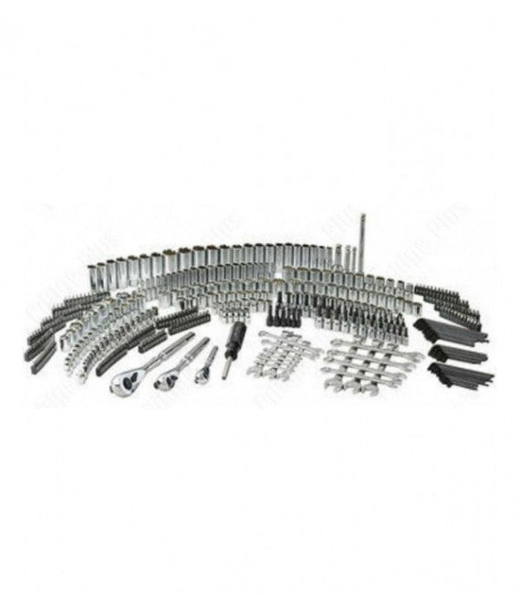450-Piece Mechanics Tool Set, Ratchet Socket Hand Wrench Toolset