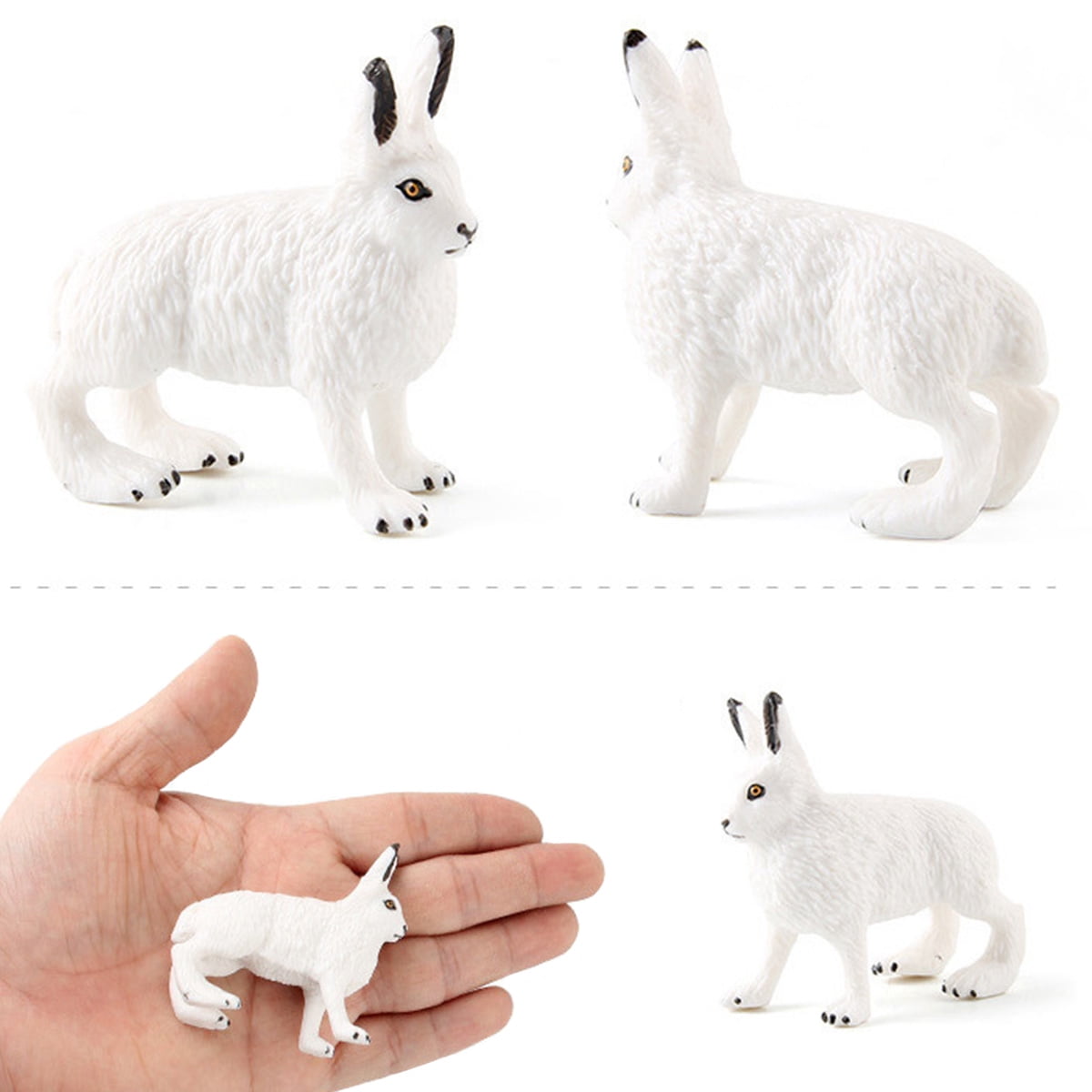 17pcs Polar Animal Figurines with a Mini Igloo Model Simulation Mini Arctic Animals Toys Set Early Educational 3D Arctic Animal Figurines Set Decoration Arctic Bear Miniature for Toddlers Ages 3+