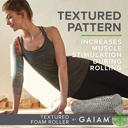 18′ Textured Foam Roller by Gaiam Restore