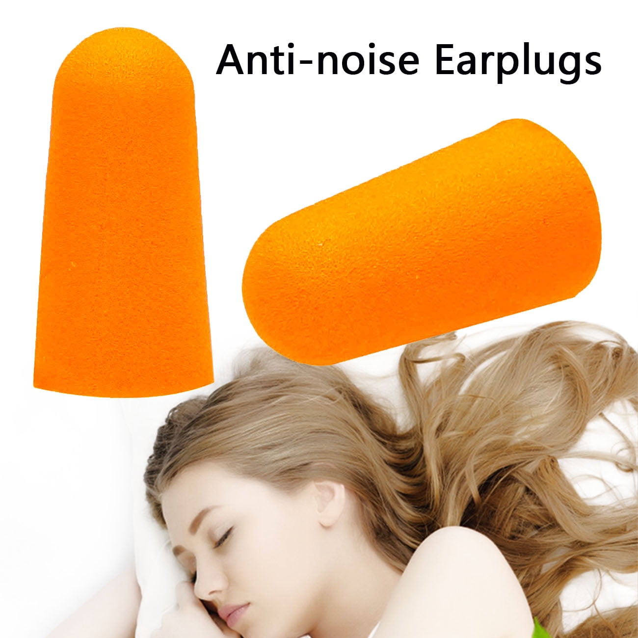150 Pair Foam Individually Wrapped Earplugs NRR 32dB Soft Ear Plugs(Orange )