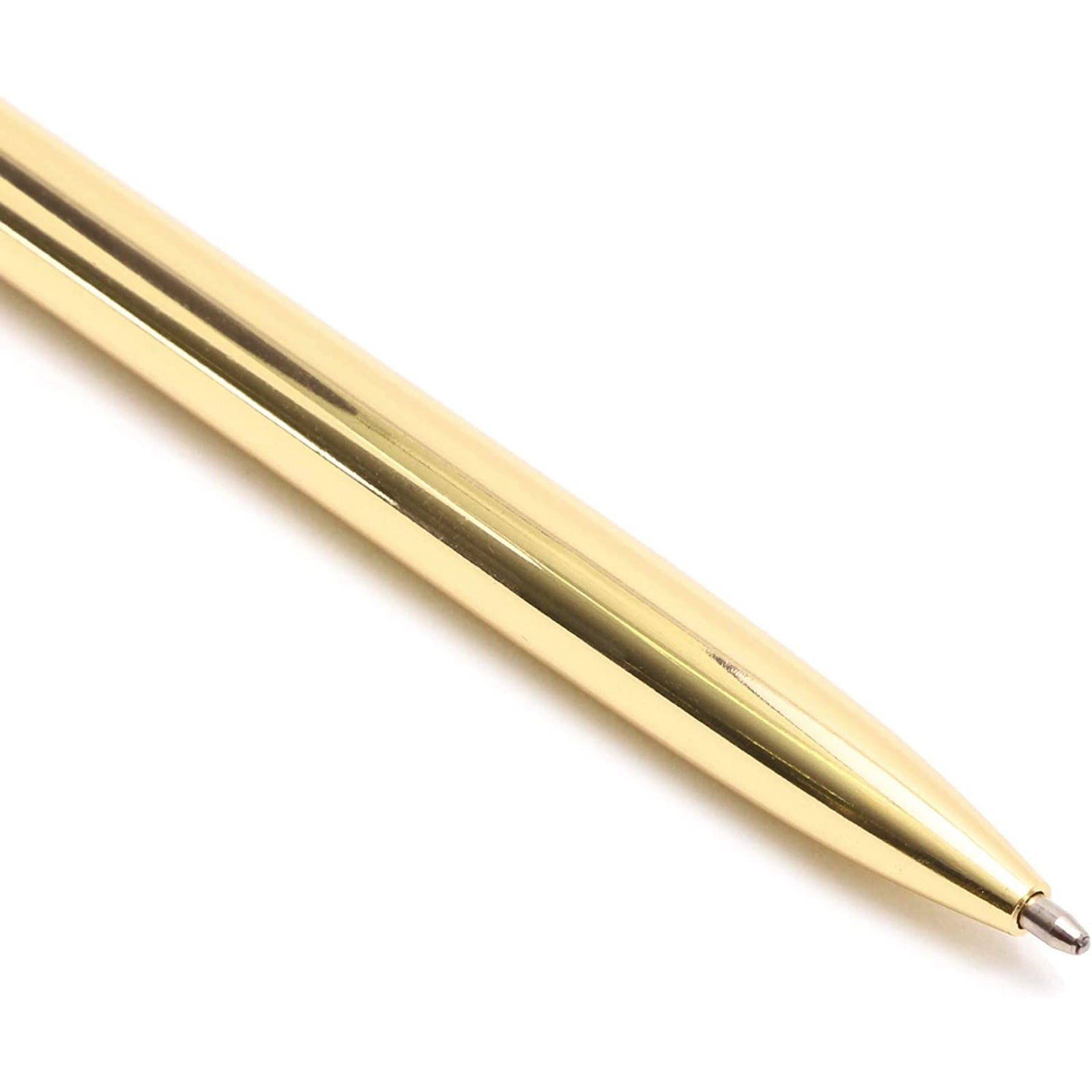 12 Pack Gold Ballpoint Pen Set for School and Office Supplies, 6.4 in