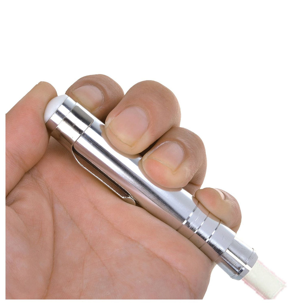 2 PCS Silver Aluminum alloy Chalk Keeper Holder