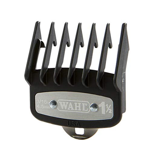 2 PCS Wahl Premium Clipper Cutting Guides Guards Metal Clip Set #1/2 & #1 1/2