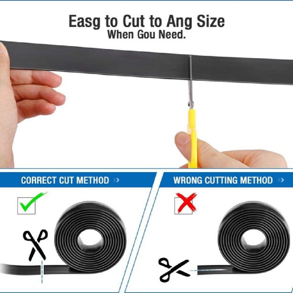 16 Feet Boundary Strips Magnetic Tape Markers Compatible for Neato Shark ION IQ Robot Vacuum 750 871 761R85,Eufy RoboVac 30 Robotic xiaomi Roborock S5 Black...