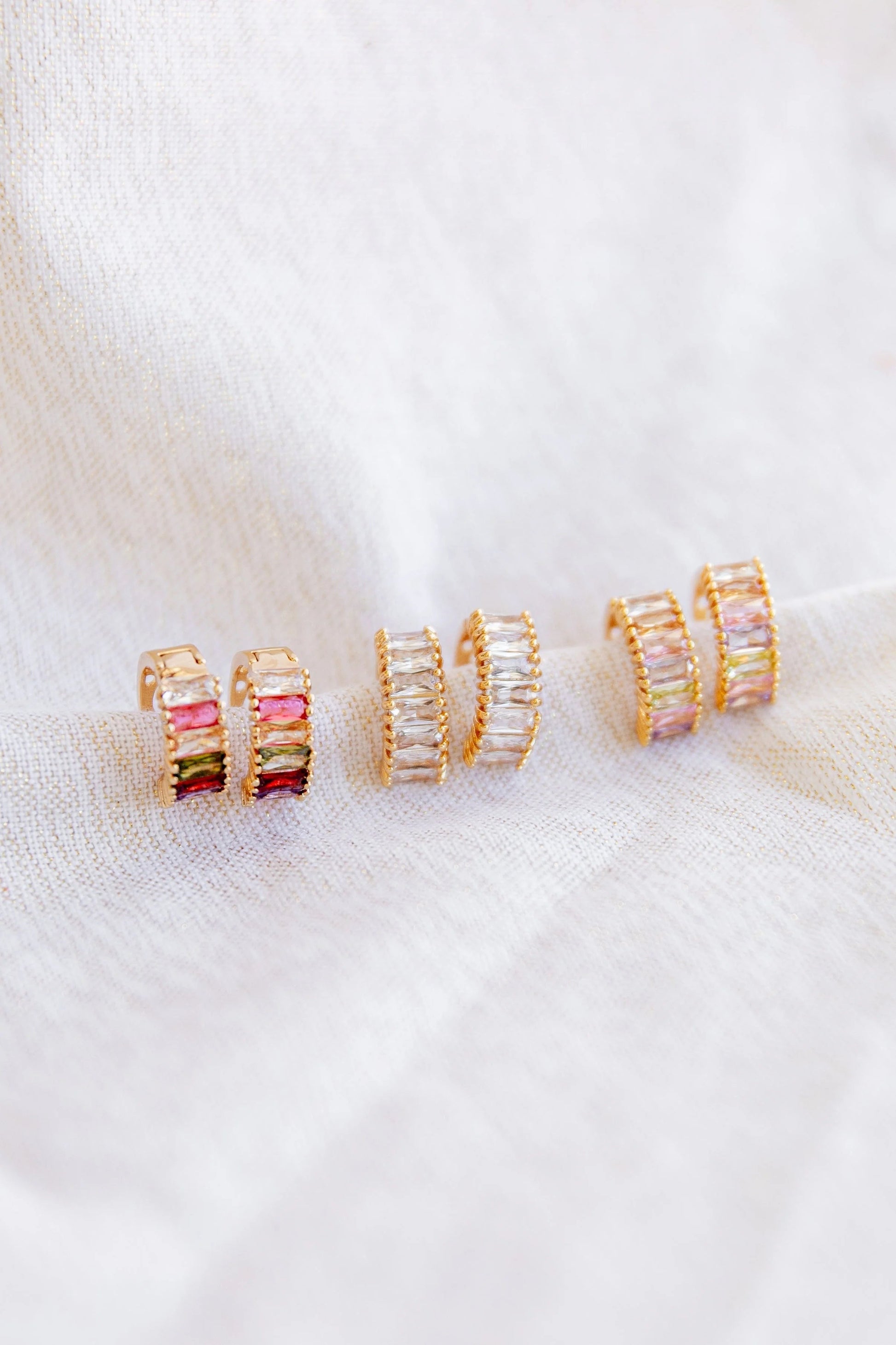 Gold Hoop Trio Set