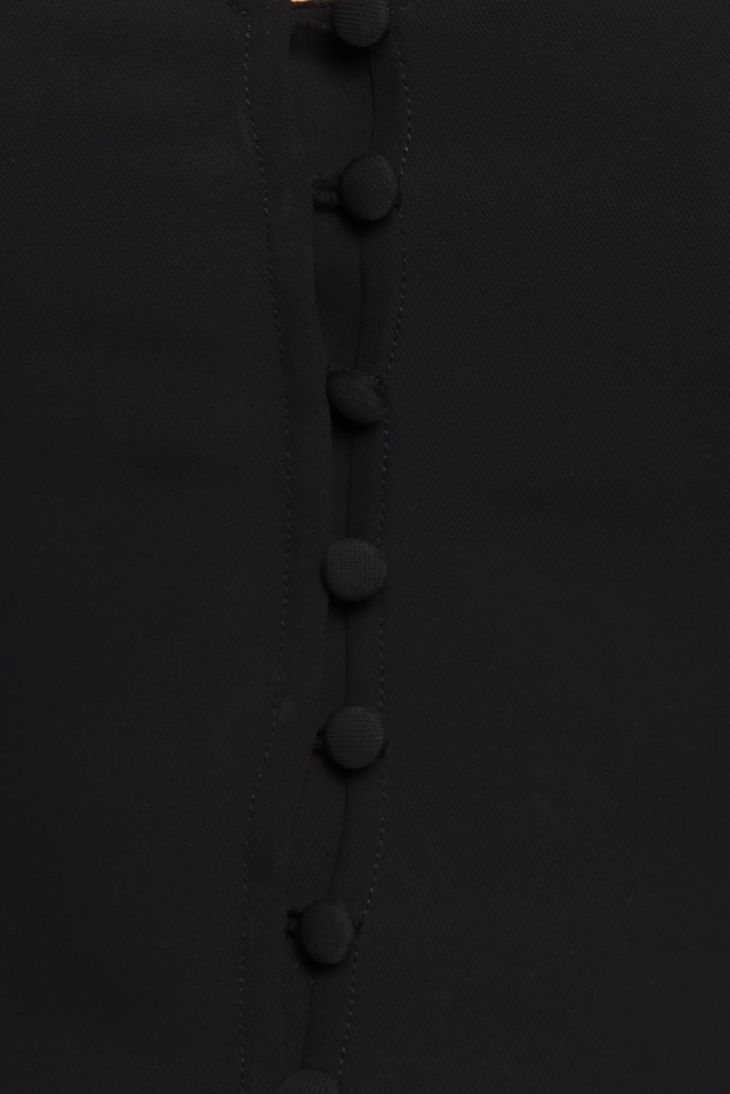 Peplum Pleat Button-Front Top