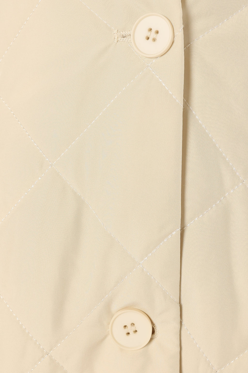 Quilted Button-Front Jacket
